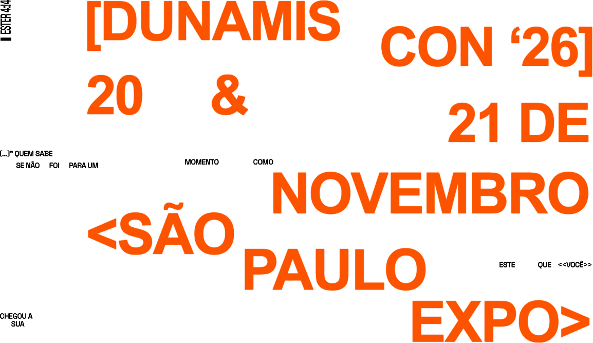 Dunamis Con 2026 20 e 21 de novembro são paulo expo desktop